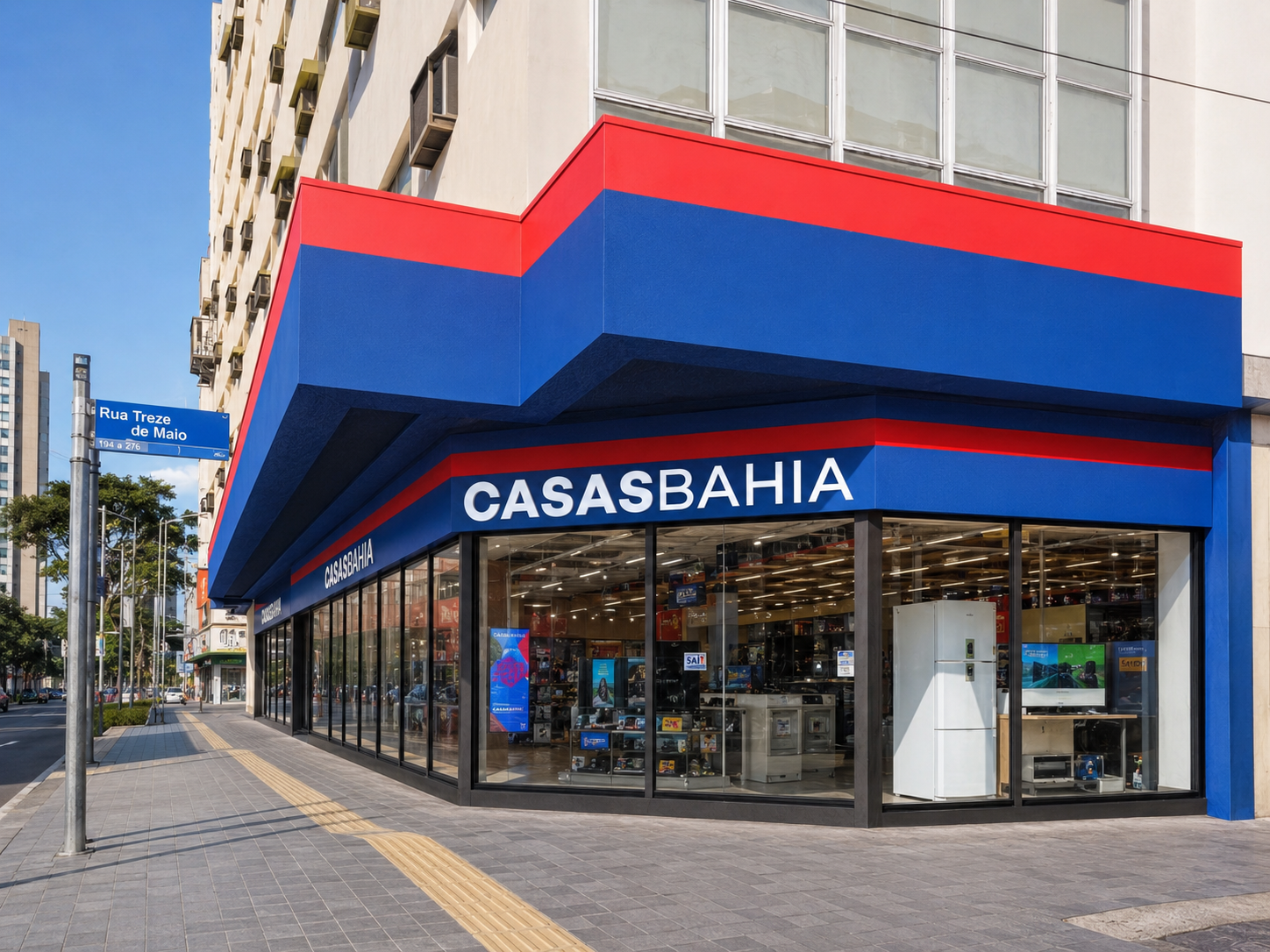 Casas Bahia — Fachada Corporativa